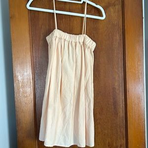 Zara light yellow dress